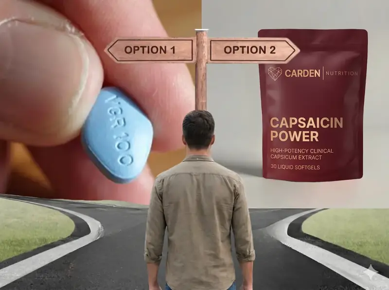 Choosing between prescription pills and Carden Capsaicin Power